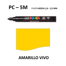 Ideas y Colores - Rotuladores Posca PC-5M Amarillo Vivo