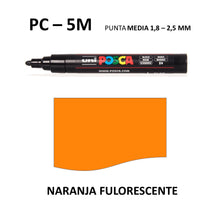 Ideas y Colores - Rotuladores Posca PC-5M Naranja Fluor