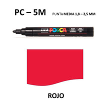 Ideas y Colores - Rotuladores Posca PC-5M Rojo