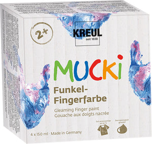 Ideas y Colores - Set Pintura Brillantes de dedos Mucki