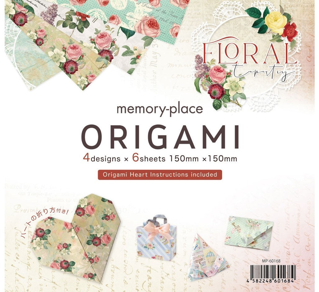 Ideas y Colores - Papel Origami "Floral" 15x15