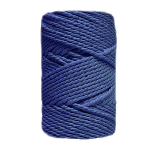 Ideas y Colores - Cuerda de Macram&eacute; 3 cabos Azul Noche / 3 mm.