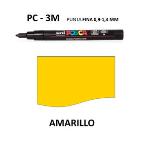 Ideas y Colores - Rotuladores Posca PC-3M Amarillo