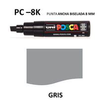 Ideas y Colores - Rotuladores Posca PC-8K Gris