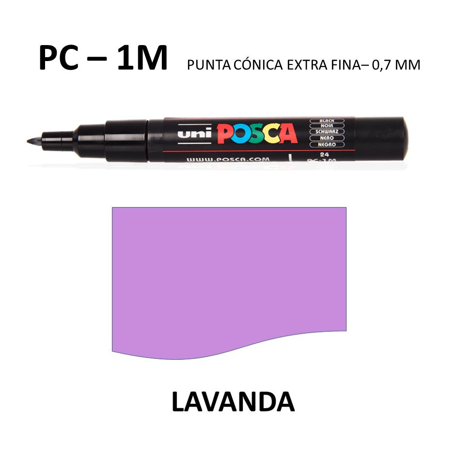 ROTULADOR UNI POSCA PC-5M LAVANDA