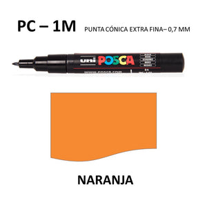 Ideas y Colores - Rotuladores Posca PC-1M Naranja