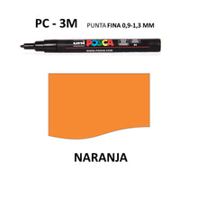 Ideas y Colores - Rotuladores Posca PC-3M Naranja Palido