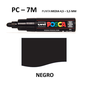Ideas y Colores - Rotuladores Posca PC-7M Negro