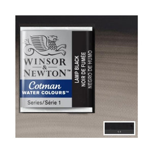 Ideas y Colores - Acuarela 1/2Godet  Winsor &amp;Newton Negro Marfil 331