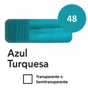 Ideas y Colores - &Oacute;leo Titan Extra Fino 20 ml. Azul Turquesa n&ordm; 48