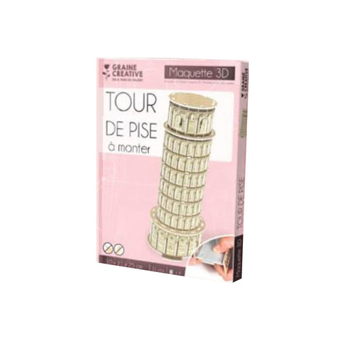 Ideas y Colores - Kit Maqueta 3D "Torre de Pisa"
