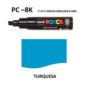 Ideas y Colores - Rotuladores Posca PC-8K Turquesa