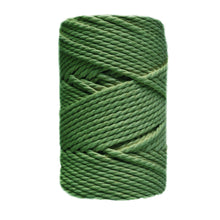 Ideas y Colores - Cuerda de Macram&eacute; 3 cabos Verde Eucalipto / 3 mm.