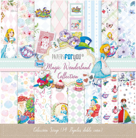 Ideas y Colores - Block 10 Papeles "Magic Wonderland" 12"x12"