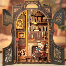 Kit Miniatura Estantería "Estudio del Conde Gato"