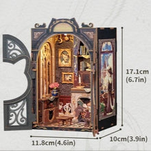 Kit Miniatura Estantería "Estudio del Conde Gato"