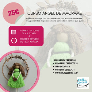 Ideas y Colores - Curso Angel de Macram&eacute;