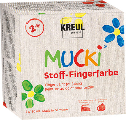 Set Pintura de dedos para tela Mucki