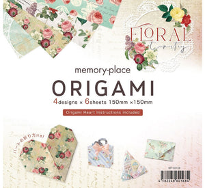 Ideas y Colores - Papel Origami &quot;Floral&quot; 15x15