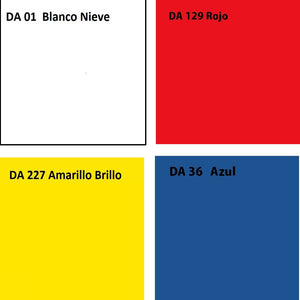 Ideas y Colores - Set de 4 Americanas (Primarios)