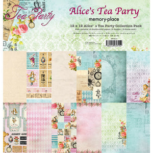 Ideas y Colores - Blocks 12 Papeles &quot;Alice's Tea Party&quot; 12&quot;x12&quot;