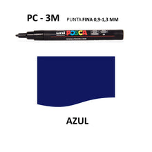 Ideas y Colores - Rotuladores Posca PC-3M Azul