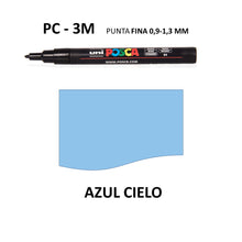Ideas y Colores - Rotuladores Posca PC-3M Azul Claro