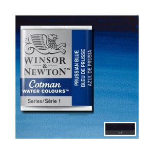 Ideas y Colores - Acuarela 1/2Godet  Winsor &amp;Newton Azul de Prusia 538