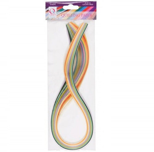 Ideas y Colores - Papeles Quilling 3 mm (1/8" x 21 ") Pastel Mixto