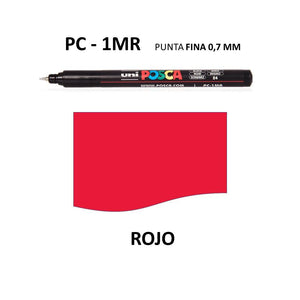 Ideas y Colores - Rotuladores Posca PC-3M Rojo