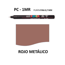 Ideas y Colores - Rotuladores Posca PC-1MR Rojo Met&aacute;lico