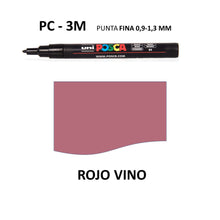 Ideas y Colores - Rotuladores Posca PC-3M Rojo Vino