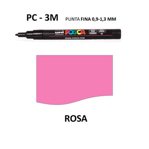 Ideas y Colores - Rotuladores Posca PC-3M Rosa