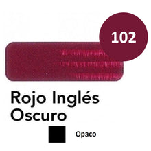 Ideas y Colores - &Oacute;leo Titan Extra Fino 20 ml. Rojo Ingles Oscuro n&ordm; 102