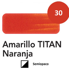 Ideas y Colores - &Oacute;leo Titan Extra Fino 20 ml. Amarillo TITAN Naranja n&ordm; 30