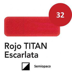 Ideas y Colores - &Oacute;leo Titan Extra Fino 20 ml. Rojo TITAN Escarlata n&ordm; 32