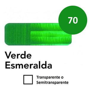 Ideas y Colores - &Oacute;leo Titan Extra Fino 20 ml. Verde Esmeralda n&ordm; 70