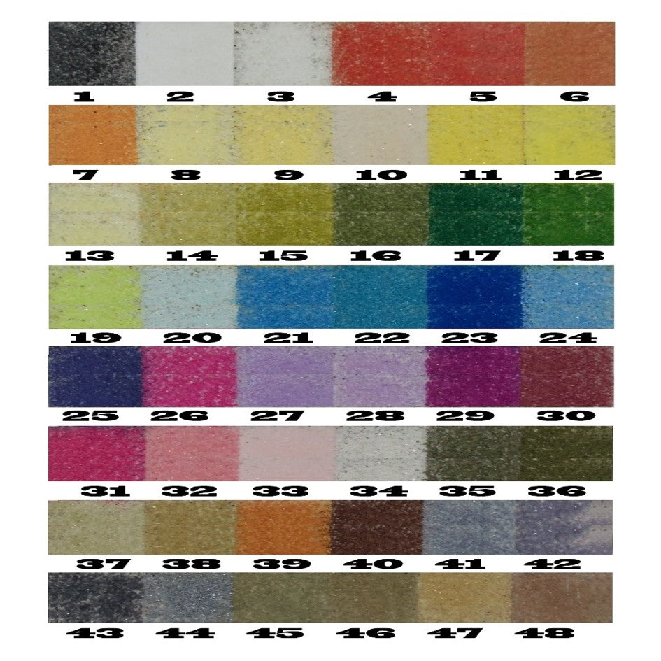 Ideas y Colores - Arenas de sílice coloreadas 100 gr. 46 Oro Vivo
