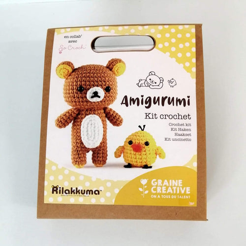 Ideas y Colores - Kit Crochet  Amigurumi Oso Rilakkuma
