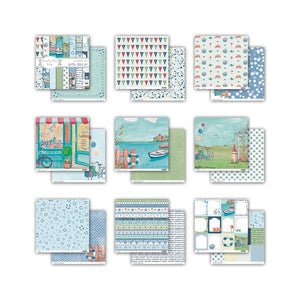 Ideas y Colores - Block 8+8 Papeles Scrap &quot;Candy Bar Boy&quot;