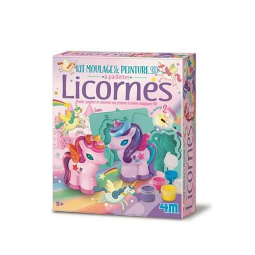 Ideas y Colores - Kit Moldes y Pintura "Unicornios"